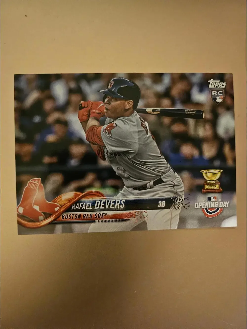 2018 Topps Opening Day Baseball #2 Rafael Devers Rookie Card -RAW Mint - Picture 1 of 2